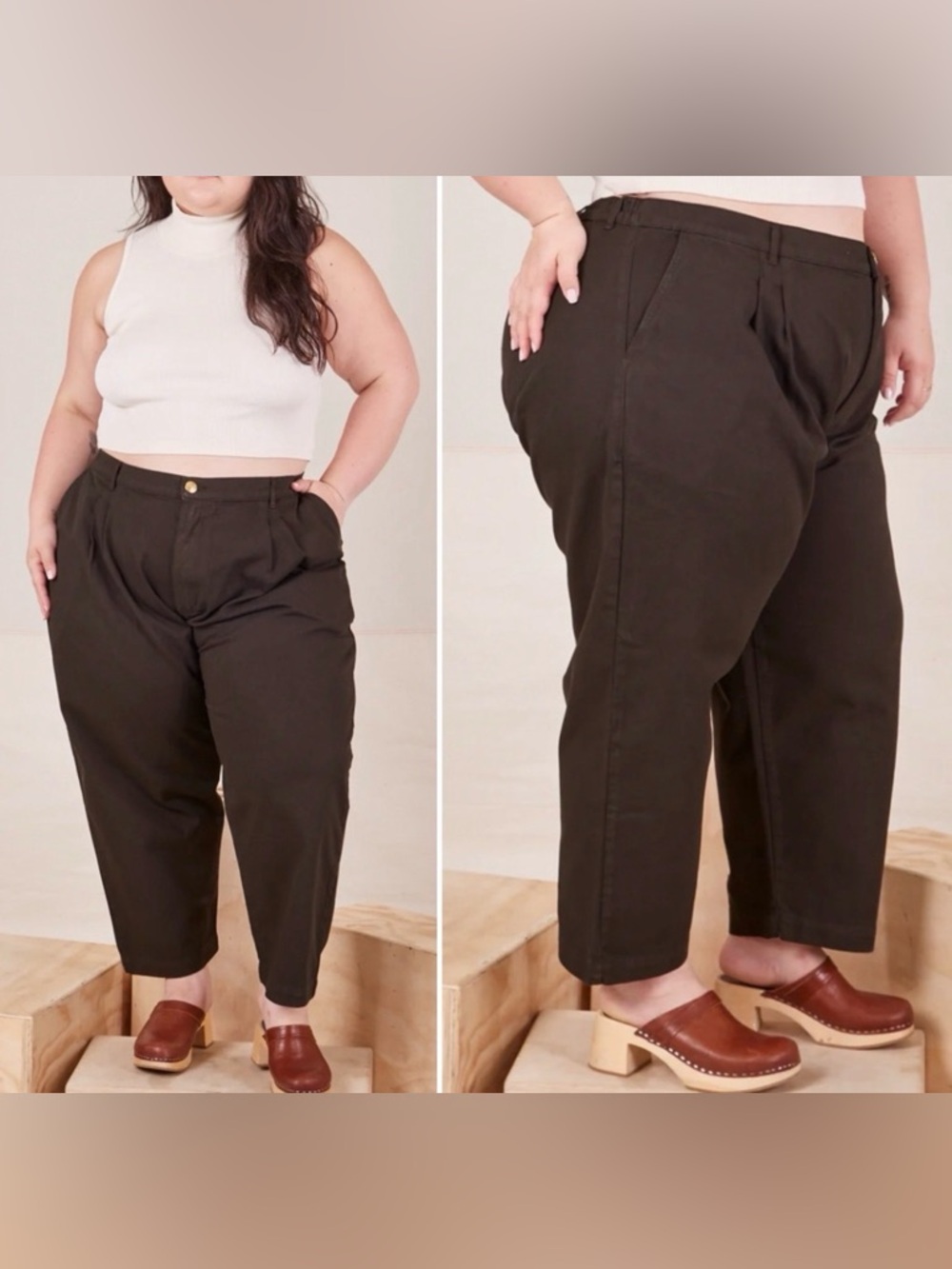 Brown Big Bud Press Trousers, size L